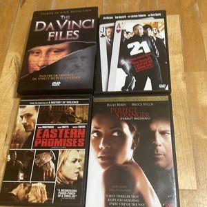 Lot of 4 dvd movies